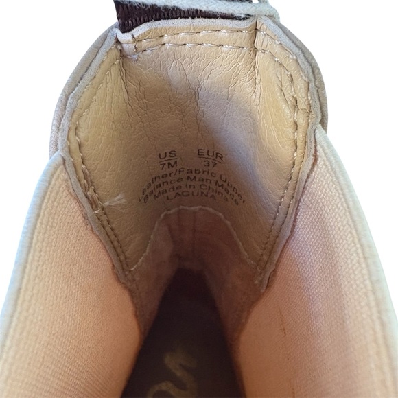 Sam Edelman Women's Laguna Chelsea Waterproof Boot Shoes Sesame Leather 7 NWT - Picture 9 of 9